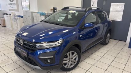 95500 : Hyundai Gonesse - ABVV - DACIA SANDERO Stepway Confort - SANDERO III - Bleu - Boîte manuelle - Essence ou gaz