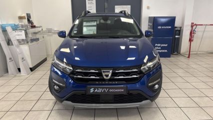 95500 : Hyundai Gonesse - ABVV - DACIA SANDERO Stepway Confort - SANDERO III - Bleu - Boîte manuelle - Essence ou gaz
