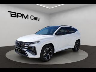 18230 : Hyundai Bourges - BPM Cars - HYUNDAI Tucson - Tucson - Serenity White Métal - Traction - Hybride : Essence/Electrique