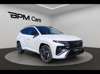 18230 : Hyundai Bourges - BPM Cars - HYUNDAI Tucson - Tucson - Serenity White Métal - Traction - Hybride : Essence/Electrique