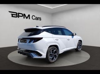 18230 : Hyundai Bourges - BPM Cars - HYUNDAI Tucson - Tucson - Serenity White Métal - Traction - Hybride : Essence/Electrique