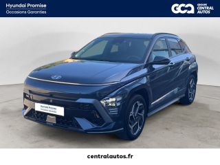 38200 : Hyundai Vienne - Groupe Central Autos - HYUNDAI KONA N Line Executive - KONA II - Bleu - Automate sequentiel - Essence / Courant électrique