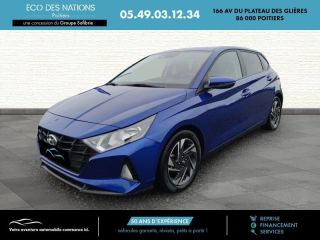 86000 : Hyundai Poitiers - Eco des Nations - HYUNDAI i20 - i20 - Intense Blue Métal - Traction - Essence