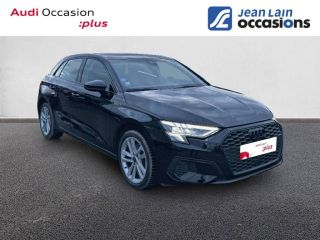 75010 : Hyundai Paris Nord - Goncourt Automobiles - AUDI A3 SPORTBACK Design - A3/S3/RS3 IV - NOIR MYTHIC METALLISE - Automate sequentiel - Essence / Courant électrique