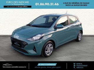 75010 : Hyundai Paris Nord - Goncourt Automobiles - HYUNDAI i10 Intuitive - i10 III - VERT - Boîte manuelle - Essence sans plomb