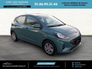 75010 : Hyundai Paris Nord - Goncourt Automobiles - HYUNDAI i10 Intuitive - i10 III - VERT - Boîte manuelle - Essence sans plomb