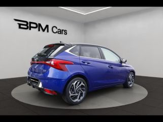 18230 : Hyundai Bourges - BPM Cars - HYUNDAI i20 - i20 - Intense Blue Métal/Toit/rétro Black - Traction - Essence/Micro-Hybride
