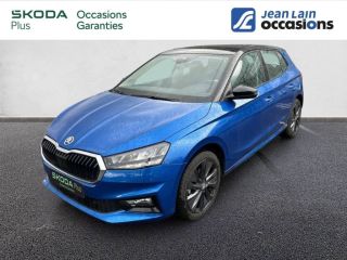 75010 : Hyundai Paris Nord - Goncourt Automobiles - SKODA FABIA Selection - FABIA IV - BLEU RACING / TOIT NOIR - Automate sequentiel - Essence sans plomb