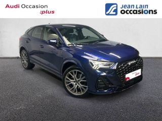 75010 : Hyundai Paris Nord - Goncourt Automobiles - AUDI Q3 SPORTBACK S line - Q3 II - BLEU NAVARRE METALLISE - Automate sequentiel - Essence sans plomb