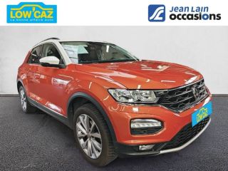 75010 : Hyundai Paris Nord - Goncourt Automobiles - VOLKSWAGEN T-ROC Lounge - T-ROC - ORANGE ENERGY TOIT BLANC - Automate sequentiel - Essence sans plomb