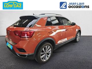 75010 : Hyundai Paris Nord - Goncourt Automobiles - VOLKSWAGEN T-ROC Lounge - T-ROC - ORANGE ENERGY TOIT BLANC - Automate sequentiel - Essence sans plomb