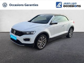75010 : Hyundai Paris Nord - Goncourt Automobiles - VOLKSWAGEN T-ROC CABRIOLET Style - T-ROC - BLANC PUR / CAPOTE NOIRE  - Automate sequentiel - Essence sans plomb