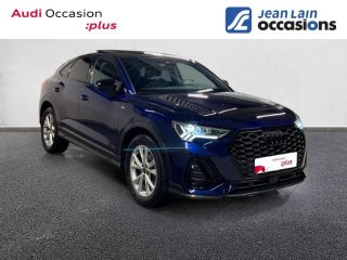 75010 : Hyundai Paris Nord - Goncourt Automobiles - AUDI Q3 SPORTBACK S line - Q3 II - BLEU NAVARRE METALLISE - Automate sequentiel - Essence sans plomb