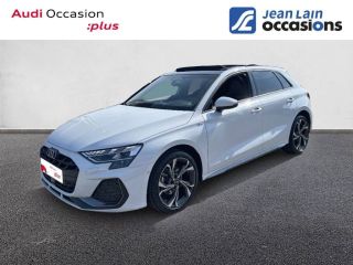 75010 : Hyundai Paris Nord - Goncourt Automobiles - AUDI A3 SPORTBACK S line - A3/S3/RS3 IV - BLANC GLACIER METALLISE - Automate sequentiel - Diesel