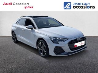 75010 : Hyundai Paris Nord - Goncourt Automobiles - AUDI A3 SPORTBACK S line - A3/S3/RS3 IV - BLANC GLACIER METALLISE - Automate sequentiel - Diesel