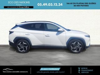 86000 : Hyundai Poitiers - Eco des Nations - HYUNDAI Tucson - Tucson - Blanc - Transmission intégrale - Hybride rechargeable : Essence/Electrique