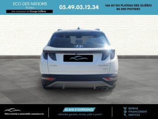 86000 : Hyundai Poitiers - Eco des Nations - HYUNDAI Tucson - Tucson - Blanc - Transmission intégrale - Hybride rechargeable : Essence/Electrique