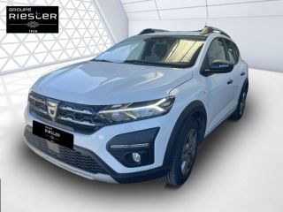 75010 : Hyundai Paris Nord - Goncourt Automobiles - DACIA SANDERO Stepway Essentiel - SANDERO III - BLANC - Boîte manuelle - Essence ou gaz