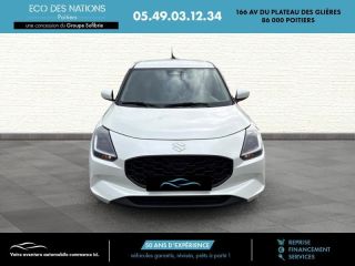 86000 : Hyundai Poitiers - Eco des Nations - SUZUKI Swift - Swift - Pure White Pearl Metal - Traction - Essence/Micro-Hybride