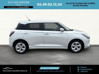 86000 : Hyundai Poitiers - Eco des Nations - SUZUKI Swift - Swift - Pure White Pearl Metal - Traction - Essence/Micro-Hybride