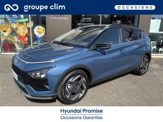 40280 : Hyundai - Groupe Clim - Mont de Marsan - HYUNDAI Bayon - Bayon - Vibrant Blue Métal/Toit+rétros Black - Traction - Essence