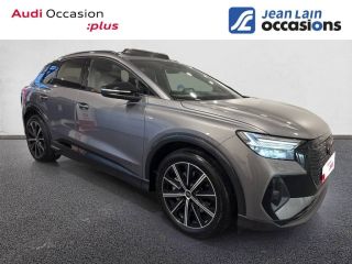 75010 : Hyundai Paris Nord - Goncourt Automobiles - AUDI Q4 E-TRON S line - Q4 E-TRON - GRIS THYPHON METALLISE - Automate à fonct. Continu - Courant électrique