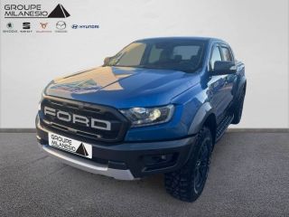 75010 : Hyundai Paris Nord - Goncourt Automobiles - FORD RANGER DOUBLE CABINE RAPTOR - RANGER DOUBLE CABINE (02/2019-10/2022) - Noir - Boîte automatique - Diesel
