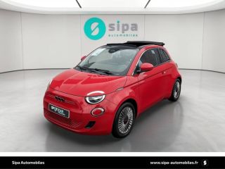 75010 : Hyundai Paris Nord - Goncourt Automobiles - FIAT 500e CABRIOLET (RED) - 500 III ELECTRIQUE - Rouge - Automate à fonct. Continu - Courant électrique