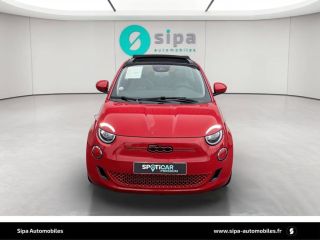 75010 : Hyundai Paris Nord - Goncourt Automobiles - FIAT 500e CABRIOLET (RED) - 500 III ELECTRIQUE - Rouge - Automate à fonct. Continu - Courant électrique