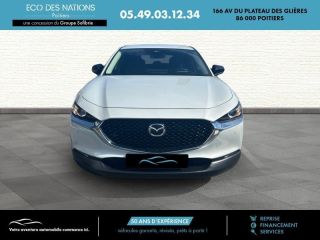 86000 : Hyundai Poitiers - Eco des Nations - MAZDA CX-30 - CX-30 - Blanc - Traction - Essence/Micro-Hybride