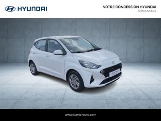 75010 : Hyundai Paris Nord - Goncourt Automobiles - HYUNDAI i10 Intuitive - i10 III - Blanc - Boîte manuelle - Essence sans plomb
