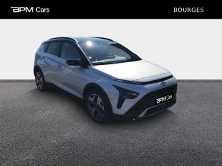 18230 : Hyundai Bourges - BPM Cars - HYUNDAI Bayon - Bayon - Sleek Silver Métal/Toit/rétros Black - Traction - Essence/Micro-Hybride