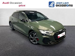 75010 : Hyundai Paris Nord - Goncourt Automobiles - AUDI A3 SPORTBACK S line - A3/S3/RS3 IV - VERT DISTRICT METALLISE - Automate sequentiel - Essence / Courant électrique