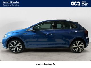 75010 : Hyundai Paris Nord - Goncourt Automobiles - VOLKSWAGEN POLO R-Line - POLO VI - Bleu - Automate sequentiel - Essence sans plomb