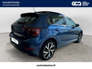 75010 : Hyundai Paris Nord - Goncourt Automobiles - VOLKSWAGEN POLO R-Line - POLO VI - Bleu - Automate sequentiel - Essence sans plomb