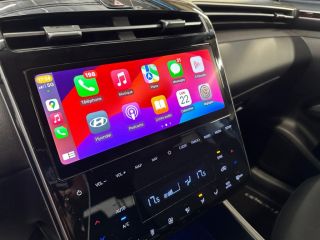 75010 : Hyundai Paris Nord - Goncourt Automobiles - HYUNDAI TUCSON Executive - TUCSON IV - Blanc - Boîte automatique - Essence / Courant électrique