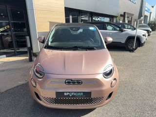 75010 : Hyundai Paris Nord - Goncourt Automobiles - FIAT 500e CABRIOLET Nouvelle 500 - 500 III - Rose - Automate à fonct. Continu - Courant électrique