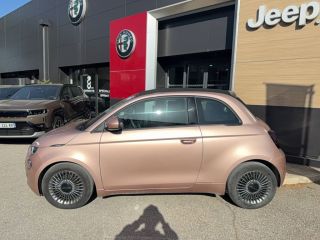 75010 : Hyundai Paris Nord - Goncourt Automobiles - FIAT 500e CABRIOLET Nouvelle 500 - 500 III - Rose - Automate à fonct. Continu - Courant électrique