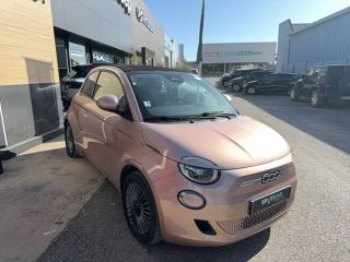 75010 : Hyundai Paris Nord - Goncourt Automobiles - FIAT 500e CABRIOLET Nouvelle 500 - 500 III - Rose - Automate à fonct. Continu - Courant électrique