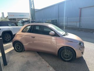 75010 : Hyundai Paris Nord - Goncourt Automobiles - FIAT 500e CABRIOLET Nouvelle 500 - 500 III - Rose - Automate à fonct. Continu - Courant électrique