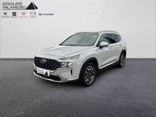 75010 : Hyundai Paris Nord - Goncourt Automobiles - HYUNDAI SANTA FE Executive - SANTA FE (08/2020-04/2024) - blanc - Boîte automatique - Essence / Courant électrique
