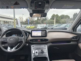 75010 : Hyundai Paris Nord - Goncourt Automobiles - HYUNDAI SANTA FE Executive - SANTA FE (08/2020-04/2024) - blanc - Boîte automatique - Essence / Courant électrique