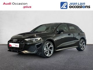 75010 : Hyundai Paris Nord - Goncourt Automobiles - AUDI A3 SPORTBACK S line - A3/S3/RS3 IV - NOIR MYTHIC METALLISE - Automate sequentiel - Essence sans plomb