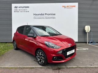 14112 : Hyundai Caen - Trajectoire Automobiles - HYUNDAI i10 - i10 - Dragon Red Métal - Traction - Essence