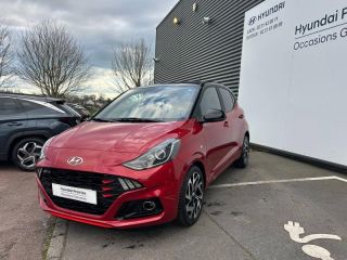 14112 : Hyundai Caen - Trajectoire Automobiles - HYUNDAI i10 - i10 - Dragon Red Métal - Traction - Essence