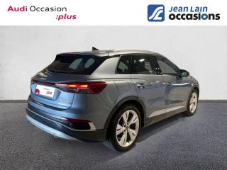 75010 : Hyundai Paris Nord - Goncourt Automobiles - AUDI Q4 E-TRON S line - Q4 E-TRON - BLEU GEYSER METALLISE - Automate à fonct. Continu - Courant électrique