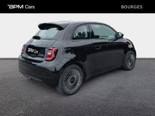 18230 : Hyundai Bourges - BPM Cars - FIAT 500 - 500 - Onyx Black pastel - Traction - Electrique