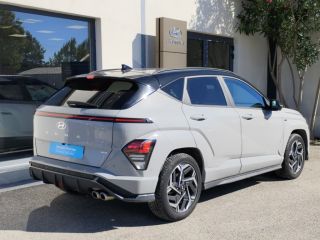 13200 : HYUNDAI Arles - Lexa Automobile - HYUNDAI KONA N Line Executive - KONA II - Gris - Automate sequentiel - Essence / Courant électrique