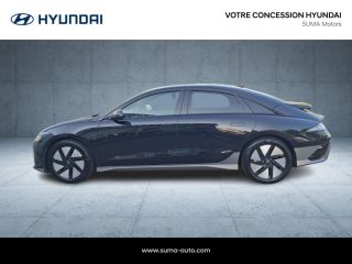 75010 : Hyundai Paris Nord - Goncourt Automobiles - HYUNDAI IONIQ 6 créative + toit ouvrant - IONIQ 6 (11/2022) - BIOPHILIC BLUE - Automate à fonct. Continu - Courant électrique