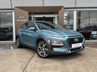 72100 : Hyundai Le Mans - GCH LE MANS - HYUNDAI Kona - Kona - Surfy Blue Métal - Traction - Hybride : Essence/Electrique